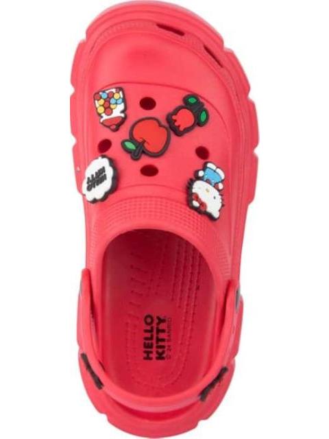 SANDALIA ZUECO ROJO HELLO KITTY