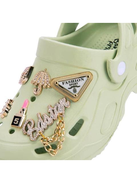 SANDALIA ZUECO VERDE BANANA PRICE