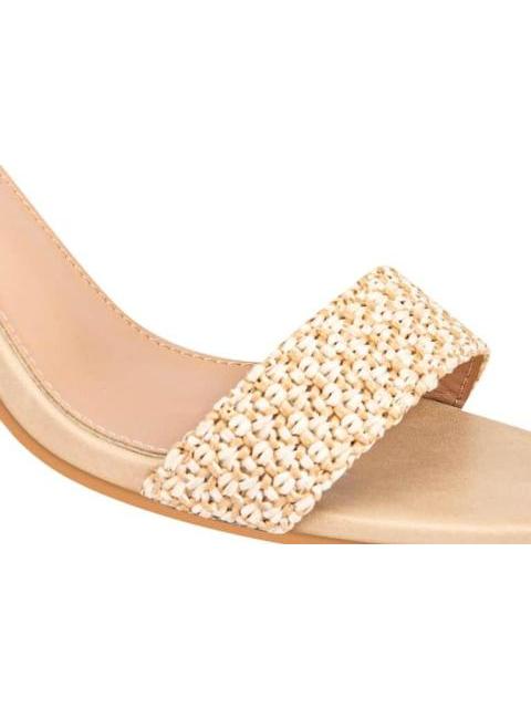 SANDALIA TACON ANCHO BEIGE YAELI