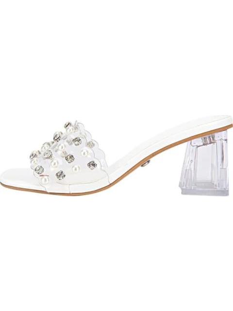 SANDALIA TACON ANCHO BLANCO THALIA SODI