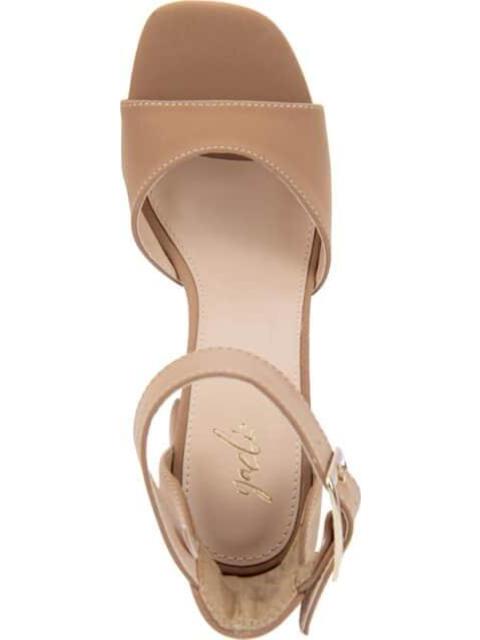 SANDALIA TACON ANCHO CAMEL YAELI