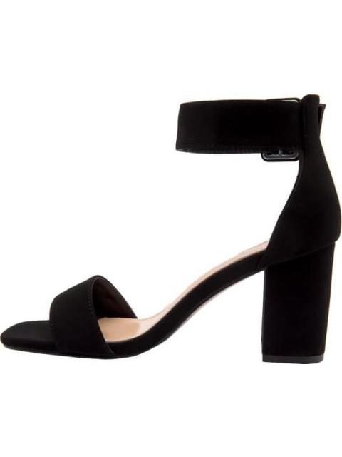 SANDALIA TACON ANCHO NEGRO YAELI