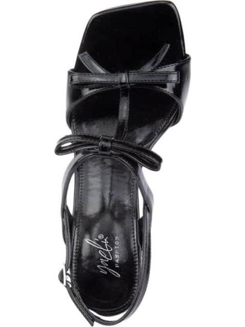 SANDALIA TACON CAMPANA NEGRO YAELI FASHION