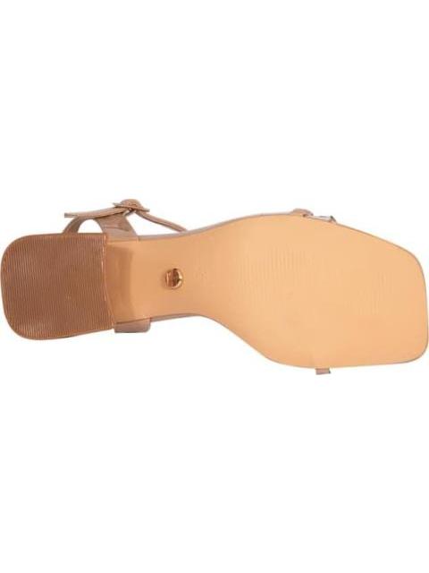SANDALIA CON BRILLOS BEIGE THALIA SODI