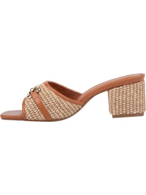 SANDALIA TACON CUADRADO CAMEL YAELI FASHION