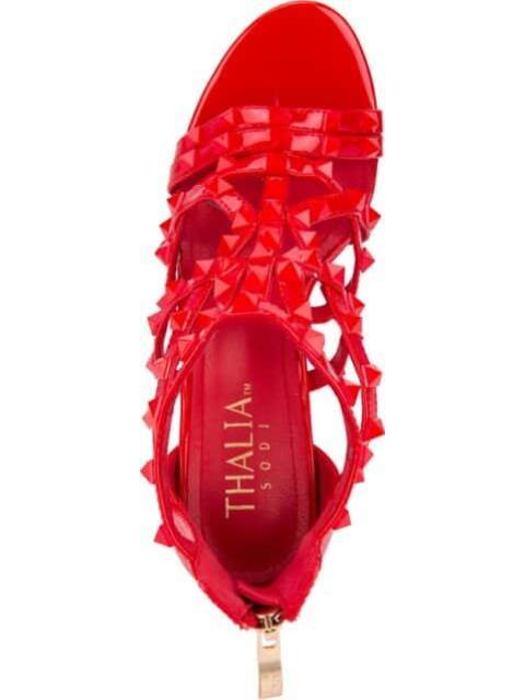 SANDALIA TACON DELGADO ROJO THALIA SODI