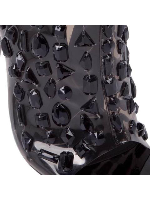 SANDALIA MICA CON BRILLOS NEGRO THALIA SODI