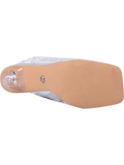 SANDALIA MICA CON BRILLOS PLATA THALIA SODI