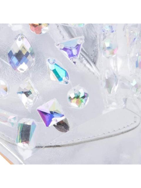 SANDALIA MICA CON BRILLOS PLATA THALIA SODI