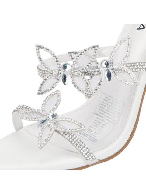 SANDALIA ESPIRAL MARIPOSAS BLANCO BELINDA PEREGRIN
