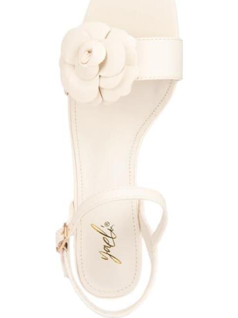 SANDALIA FLOR BEIGE/HUESO YAELI