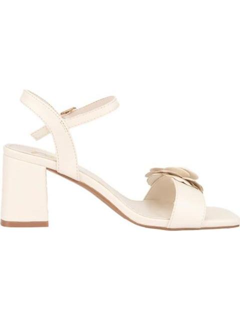 SANDALIA FLOR BEIGE/HUESO YAELI