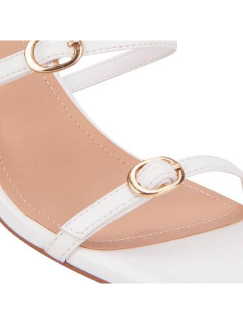 SANDALIA TACON CUADRADO BLANCO YAELI