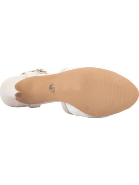 SANDALIA TACON DELGADO BEIGE/HUESO THALIA SODI