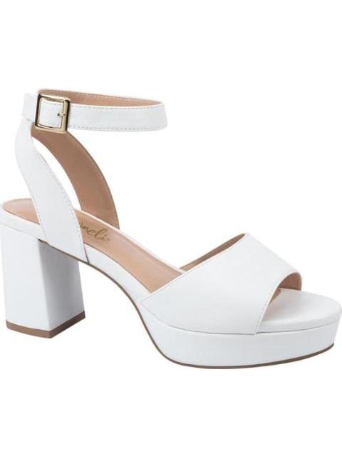 SANDALIA TACON PLATAFORMA BLANCO YAELI