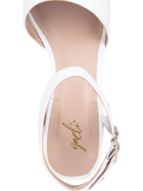 SANDALIA TACON PLATAFORMA BLANCO YAELI