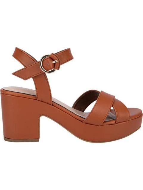 SANDALIA TACON PLATAFORMA COGNAC SAO PAULO