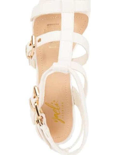 SANDALIA TACON PLATAFORMA BLANCO YAELI FASHION