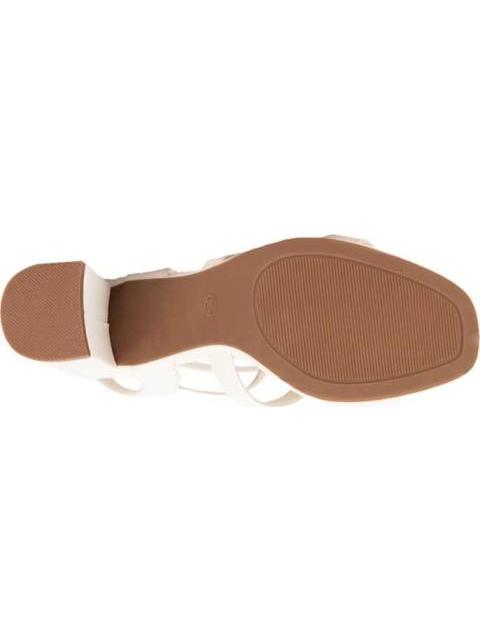 SANDALIA TACON PLATAFORMA BLANCO YAELI FASHION