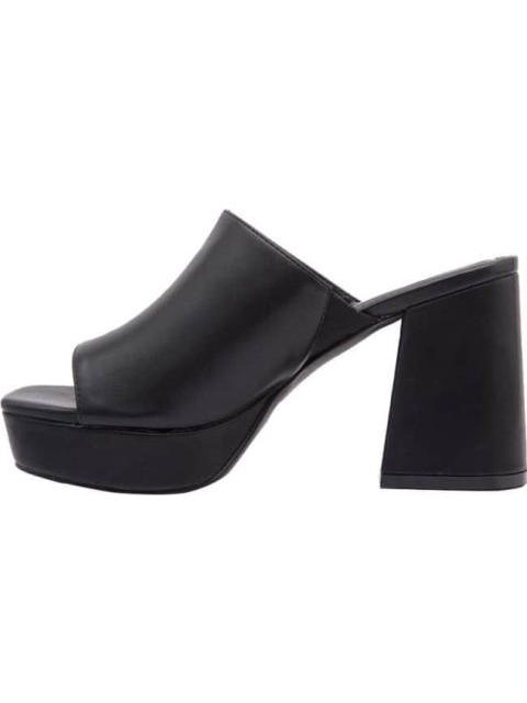 SANDALIA TACON PLATAFORMA NEGRO YAELI FASHION