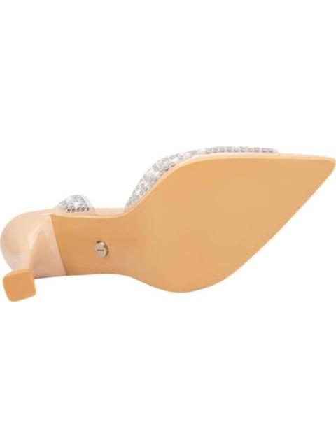 SANDALIA CON PERLAS NUDE THALIA SODI