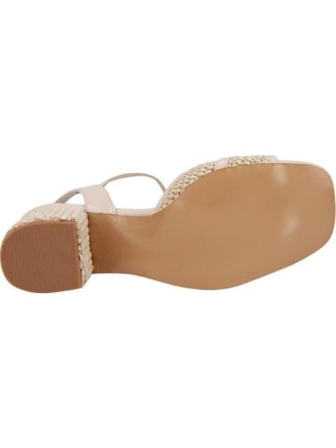 SANDALIA TACON CUADRADO BEIGE/HUESO YAELI FASHION