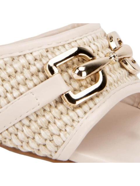 SANDALIA TACON CUADRADO BEIGE/HUESO YAELI FASHION