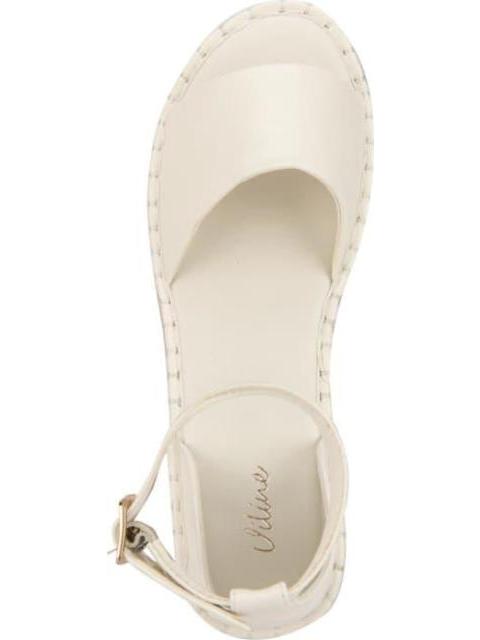 SANDALIA PLANA BEIGE/HUESO VI LINE