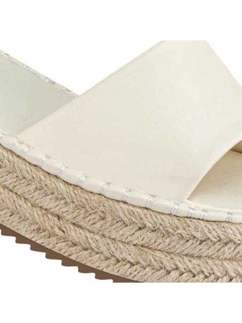 SANDALIA PLANA BEIGE/HUESO VI LINE