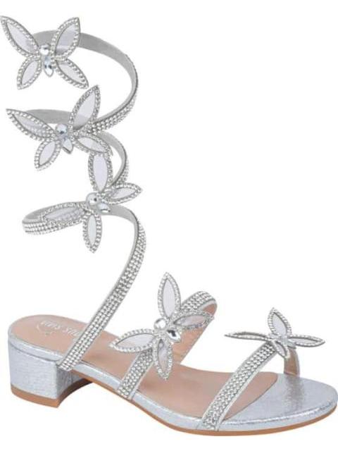 SANDALIA MARIPOSAS PLATA VIVIS SHOES KIDS