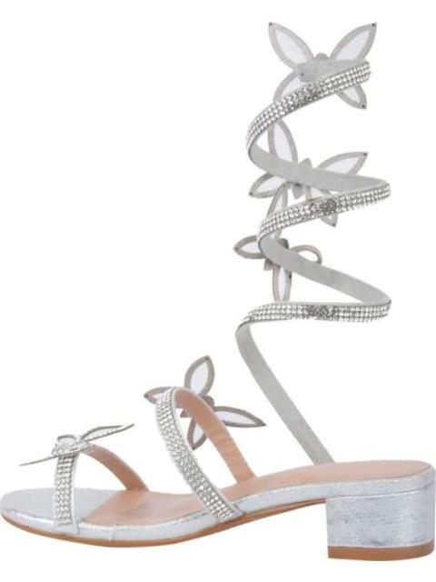 SANDALIA MARIPOSAS PLATA VIVIS SHOES KIDS