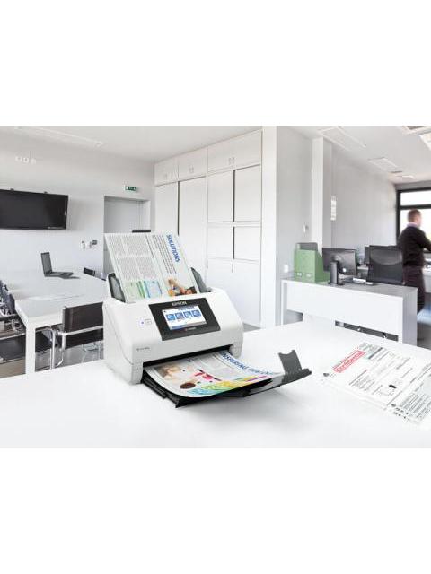 SCANNER EPSON WORKFORCE DS-790WN 600 X 600 DPI ESCANER COLOR ESCANEADO DUPLEX USB 3.0 NEGRO-BLANCO
