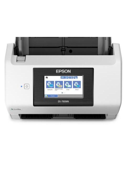 SCANNER EPSON WORKFORCE DS-790WN 600 X 600 DPI ESCANER COLOR ESCANEADO DUPLEX USB 3.0 NEGRO-BLANCO