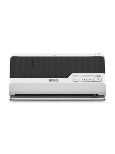SCANNER EPSON WORKFORCE DS-C490 600 X 600DPI ESCANER COLOR ESCANEADO DUPLEX USB NEGRO-GRIS