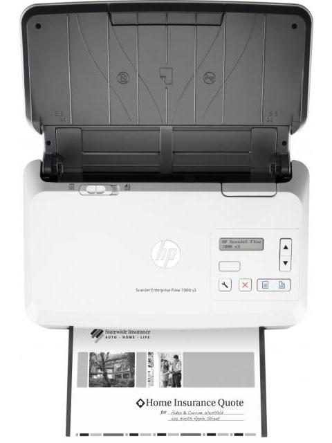 SCANNER HP SCANJET ENTERPRISE FLOW 7000 S3 600 X 600 DPI ESCANER COLOR ESCANEADO DUPLEX USB 2.0-3.0 BLANCO