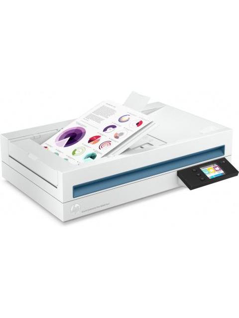 SCANNER HP SCANJET ENTERPRISE FLOW N6600 FNW1 1200 X 1200DPI ESCANER COLOR ESCANEADO DUPLEX USB BLANCO