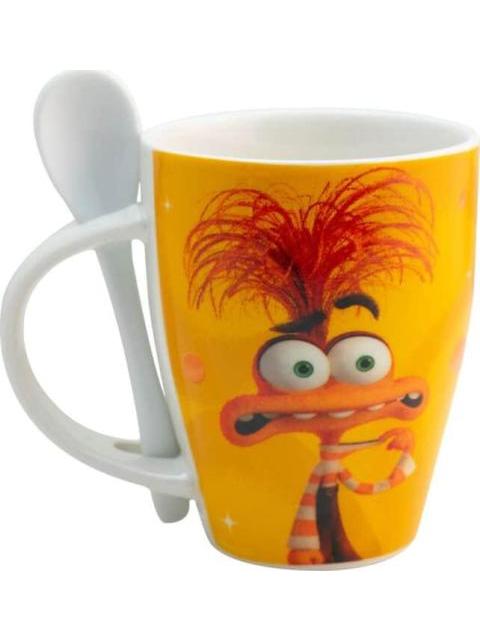 SET 2 TAZAS CON CUCHARA INSIDE OUT 2 MULTICOLOR DISNEY