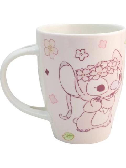 SET 2 TAZAS CON CUCHARA STITCH 310 ML MULTICOLOR DISNEY