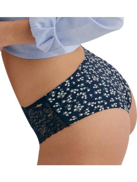 SET 3 PANTIS CORTE HIPSTER AZUL MARINO LOVE TO LOUNGE