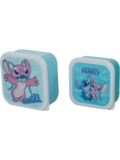 SET 3 TUPPERS STITCH MULTICOLOR DISNEY