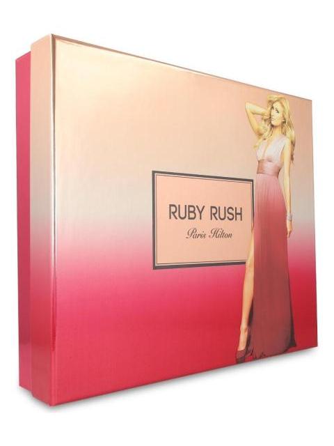 SET PARIS HILTON RUBY RUSH 3PZS 100ML EDP 10ML EDP CARTERA