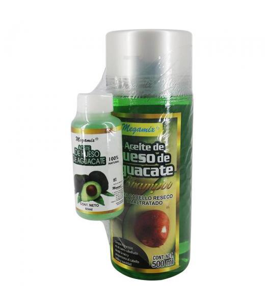 SHAMPOO ACEITE DE HUESO DE AGUACATE 500 ML PARA CABELLO MEGAMIX