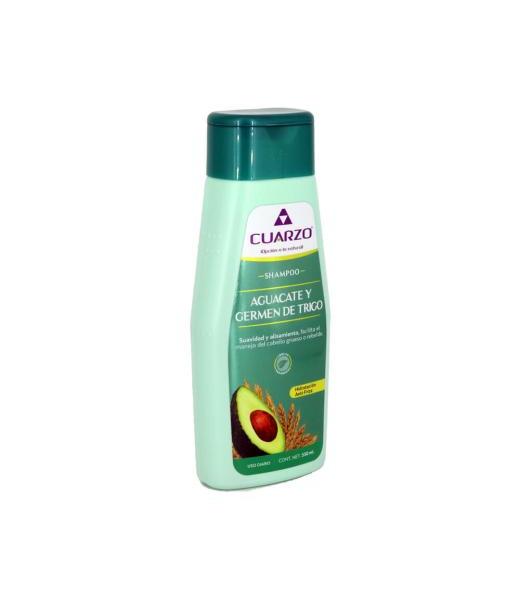 SHAMPOO CAPILAR DE AGUACATE Y GERMEN DE TRIGO 550 ML CUARZO COSMETICS