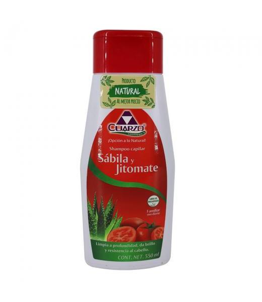 SHAMPOO CAPILAR DE CHILE Y EXTRACTO DE AJO 550ML CUARZO COSMETICS