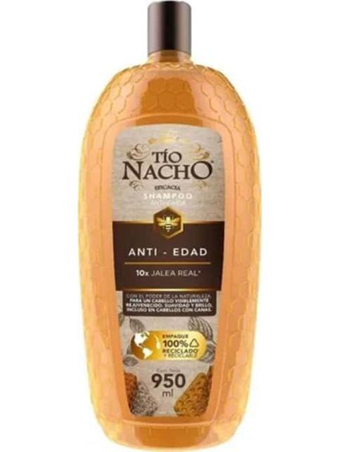 SHAMPOO SUSTENTABLE ANTI EDAD 950 ML MULTICOLOR TIO NACHO