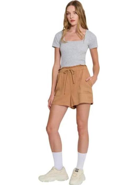 SHORT CINTURA ALTA CAMEL PRIMARK