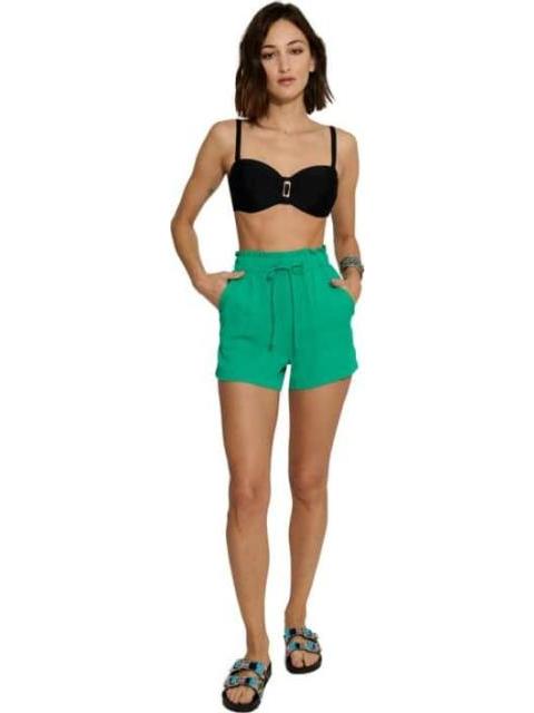 SHORT CINTURA ALTA VERDE INTENSO PRIMARK