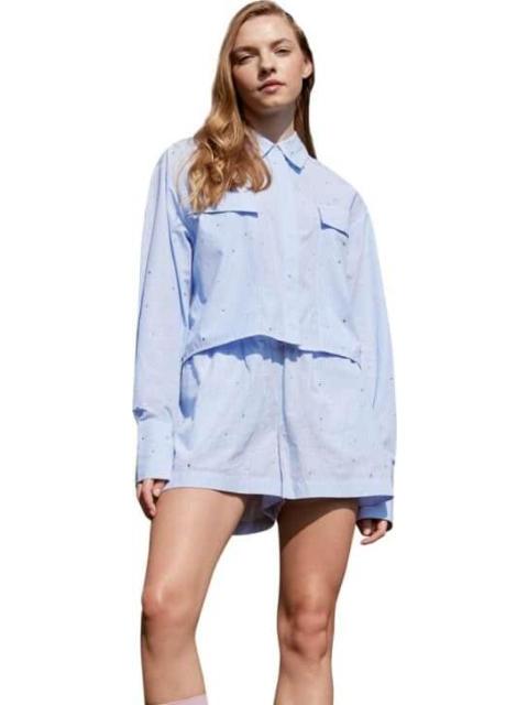 SHORT CON PEDRERIA AZUL HOLLY LAND