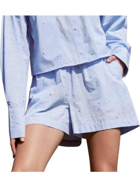 SHORT CON PEDRERIA AZUL HOLLY LAND