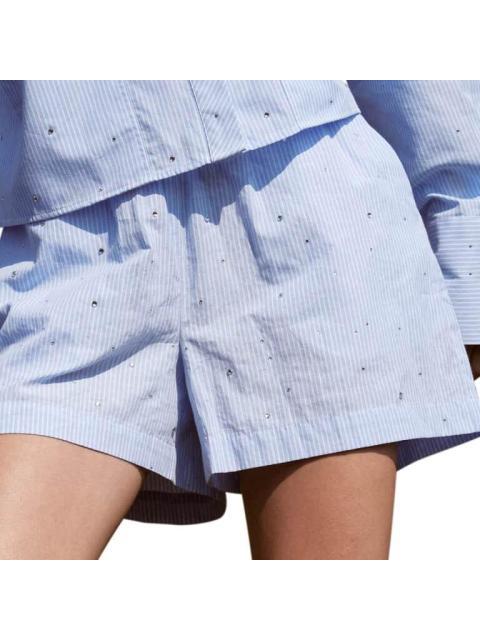 SHORT CON PEDRERIA AZUL HOLLY LAND